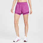 Nike Dri-FIT One Women's Mid-rise 8cm (approx.) 2-in-1 Shorts