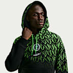 Sweat à capuche en tissu Fleece Nike x Nigeria x Slawn pour homme
