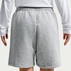 Nike Studio Fleece Medium Weight oversized damesshorts met hoge taille