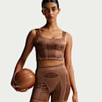 NikeSKIMS Satin Shine Women's High-Waisted 12.5cm (approx.) Biker Shorts