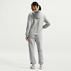 เสื้อมีฮู้ดซิปยาวผู้หญิง Nike Studio Fleece น้ำหนักเบา