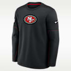 San Francisco 49ers Sideline Coaches Men's Nike Therma-FIT NFL Long-Sleeve T-Shirt