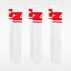 Meias de cano médio Nike Everyday Elevated (3 pares)