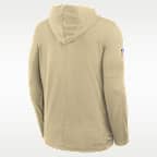 New Orleans Saints Pass Accuracy Men's Nike Dri-FIT NFL Long-Sleeve Hooded Top
