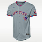 Francisco Lindor New York Mets Big Kid's Nike MLB Stadium Jersey