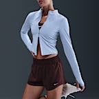 Shorts con forro de ropa interior Dri-FIT de tiro medio de 8 cm para mujer Nike One