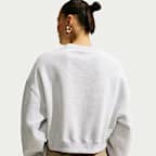 Nike Studio Fleece Medium Weight Women's Oversized Cropped Crew