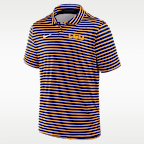 LSU Tour Stripe Men's Nike Dri-FIT College Polo