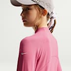 Nike Pro Older Kids' (Girls') Dri-FIT Half-Zip Long Sleeve