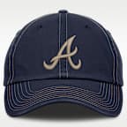 Gorra Nike de la MLB ajustable para hombre Atlanta Braves Club