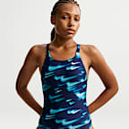 Traje de baño de una pieza con diseño Fastback para mujer Nike Swim HydraStrong