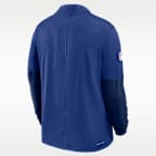 New York Giants Feel The Pressure Men's Nike Dri-FIT NFL 1/2-Zip Top