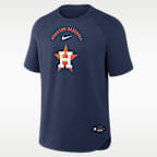 Camiseta Nike Dri-FIT de la MLB para hombre de Houston Astros Authentic Collection Batting Practice Pregame