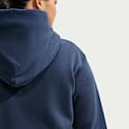 Sudadera con gorro de cierre completo para mujer (talla grande) Nike Studio Fleece Medium Weight