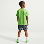 Shorts de tejido Woven Dri-FIT para niños talla pequeña Nike Bold Move