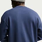 Sudadera de cuello redondo holgada para hombre Nike Solo Fleece