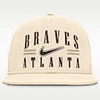 Atlanta Braves True Men's Nike AeroBill MLB Fitted Hat