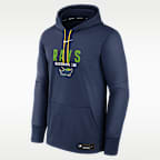 Tampa Bay Rays Authentic Collection Men's Nike Therma MLB Pullover Hoodie