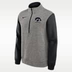 Iowa Club Men's Nike College 1/2-Zip Crew