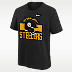 Playera Nike de la NFL para niños talla grande Pittsburgh Steelers Team Issue
