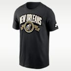 Playera Nike de la NFL para hombre New Orleans Saints Rewind Front And Back Hit Essential