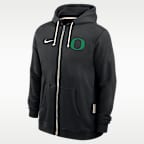 Oregon Sideline Men's Nike Dri-FIT College Full-Zip Hoodie