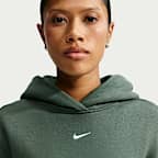 Γυναικείο φλις φούτερ με κουκούλα Nike Studio μεσαίου βάρους
