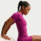 Nike Zenvy Women's Dri-FIT Short-Sleeve Top
