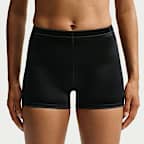NikeSKIMS Satin Shine Boyshorts mit mittelhohem Bund und Kordelzug (ca. 5 cm, Damen)