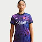 Paris Saint-Germain Away Nike Dri-FIT Pre-Match-Fußballoberteil (Damen)