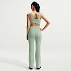 나이키 젠비 여성 하이웨이스트 플레어 노 프론트 심 레깅스