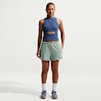 Shorts de French Terry de tiro medio para mujer Nike Sportswear Chill Terry