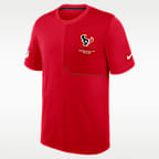 Playera Nike Dri-FIT de la NFL para hombre Houston Texans Sideline Coach