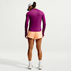 Playera de correr Dri-FIT UV de cierre de 1/4 para mujer Nike Swift