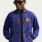 F.C. Barcelona Men's Nike Dri-FIT Football Anthem Jacket