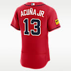 Ronald Acuña Jr. Atlanta Braves Men's Nike MLB Authentic Jersey