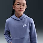 Sudadera con gorro sin cierre para niños talla grande Nike Sportswear Club Fleece