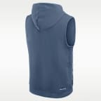 New England Patriots Rivalries Collection Sideline Men's Nike Dri-FIT NFL Sleeveless Pullover Hoodie