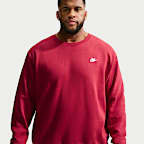 Sudadera de cuello redondo de tejido Fleece para hombre Nike Club