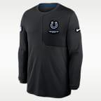 Indianapolis Colts Sideline Coach Men's Nike Dri-FIT NFL Long-Sleeve Top