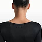 Playera cruzada de manga larga para mujer NikeSKIMS Stretch Knit