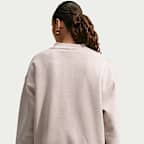 Nike Studio Fleece Medium Weight Women's Oversized V-Neck Top