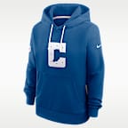 Sudadera con gorro sin cierre Nike Dri-FIT de la NFL para mujer Indianapolis Colts Sideline