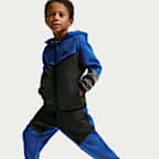 Conjunto de 2 piezas de sudadera de cierre completo Tech Fleece para niños talla pequeña Nike Sportswear