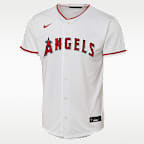 Mike Trout Los Angeles Angels Baseline Big Kids' Nike MLB Home Replica Jersey