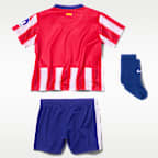 Atlético Madrid 2026/27 Stadium Home Baby/Toddler Nike Football Replica 3-Piece Kit