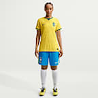 Jersey de fútbol Nike Aero-FIT Authentic de Brasil local 2026 Match para mujer