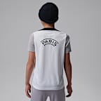 Haut de foot en maille à manches courtes Jordan Dri-FIT Paris Saint-Germain Strike Night Edition pour ado