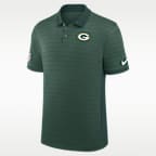 Polo Nike Dri-FIT de la NFL para hombre Green Bay Packers Sideline Victory Stripe