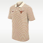Polo universitario Nike Dri-FIT para hombre Texas Striped